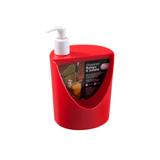 Dispenser Romeu e Julieta 600 ml Vermelho - Coza - Brinox