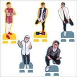 Display Decorativo Festa Mc Gui 05 unidades Duster - Festabox
