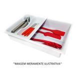 Divisor modular deslizante 260 X 380 X 85MM - Branco - Cód. 9516 - Ideal pack comercio de plasticos ltda