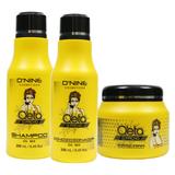 DNine Kit Manutenção Qeta o Facho Oil Mix 3x250ml