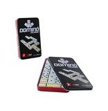 Domino tipo osso 50x25x11mm com ponto colorido na lata - Rio de ouro