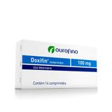Doxifin (Doxiclina) 100mg - Cartela com 14 comprimidos - Ouro fino