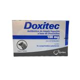 Doxitec 100mg Antibiótico Cães e Gatos 16 comprimidos - Syntec