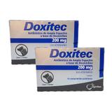 Doxitec 200mg 16 comprimidos KIT 2 cx Syntec Cães e Gatos