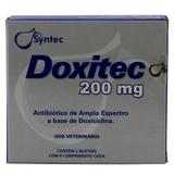 Doxitec 200mg Antibiótico Cães 16 comprimidos - Syntec