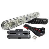 Drl Led Luz Diurna 6 Leds 6000k 12v Branco - Par - Cnsunnylight