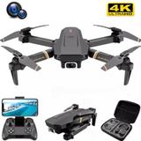 Drone 4drc câmera hd 720 pixels vôo de até 20 min + case top