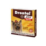 Drontal Plus Carne Cães 10kg 2 comp Bayer vermífugo cães