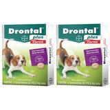 Drontal plus sabor carne 4 comp combo 2 caixas validade 08/21 - Bayer