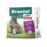 Drontal Plus Sabor Carne Cães até 10kg 2 comprimidos Bayer