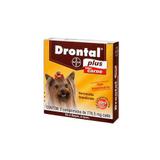 Drontal Plus Sabor Carne Para Cães (2 Comprimidos) 10kg