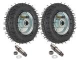 Duas Rodas Pneumática 6x2 para carrinho de carga e 2 Eixos - Jli