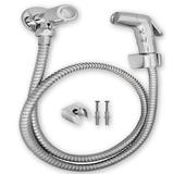 Ducha Higiênica Luxo ABS Cromada Acionamento 1/4 de Volta Flexivel 1,20m - Pride