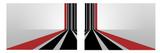 Duo de Quadros Decorativos Canvas p/ Salas Quartos Abstrato Geometrico IX - Incasa design