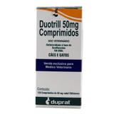 Duotrill 50mg 120 comp Enrofloxacina Cães e Gatos - Duprat