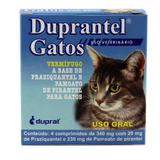 Duprantel Vermífugo p/ Gatos 4 comp - Duprat