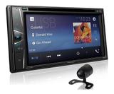 DVD Automotivo Pioneer AVH-G218BT 6.2 polegadas Touch BT AUX USB DVD FM + Câmera de Ré Borboleta