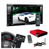 Dvd Automotivo + Receptor Tv Digital + Controle De Volante - Multi marcas