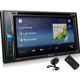 DVD Player AVH-A218BT 6.2 pol Pioneer 2Din BT FM Touch Bluetooth Usb Aux Cd Dvd + Câmera de ré
