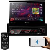 DVD Player Pioneer AVH-3180BT - 1DIN Retrátil/7 Polegadas/USB/SD/MP3/Bluetooth