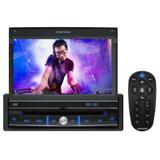 DVD Player Pósitron Retrátil 7" SP6300AV - Entradas USB, AUX e p/câmera de ré - Positron