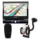 DVD Player Pósitron SP6730DTV 7" Bluetooth TV Espelhamento Android USB MP3 + Suporte GPS Celular - Kit som e vídeo