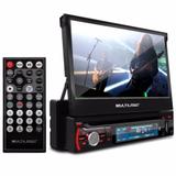 DVD Player Retrátil 7 Pol Multilaser - Bluetooth, GPS, TV Digital, Espelhamento GP044