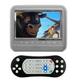 DVD Portátil Encosto Cabeça Cinza Tela 7 Polegadas Com USB SD DVD E JOGO - First option