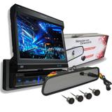 Dvd Pósitron + Espelho Retrov + Sensor Pto + Câm Ré Univ