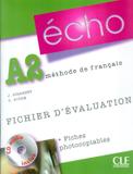 ECHO A2 - FICHIER DEVALUATION + CD AUDIO - 1ª ED - Cle international - paris