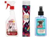 Educador Sanitario Adestrador Canino Stop Dog + Talco Limpa Xixi (Xixi em pó) + Colonia cães Filhotes - Sanol