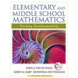 Elementary and middle school mathematics 7th edition - Phe - pearson higher education