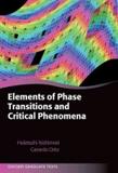 Elements of phase transitions and critical phenomena - Oue - oxford (usa)