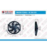 Eletroventilador universal 6 pás em s 10 polegadas 12v pusch - Royce