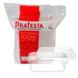 Embalagem Marmita Fit 500ml com tampa Caixa com 144 unidades - Prafesta