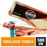Embalagem Térmica Espetinho Churrasquinho Churrasco - 500 unidades - Sua embalagem