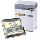 Emblema Cubo Cromado Paralama Acessorios Prisma celta corsa Classic montana Novo 15223484 - Acessorios chevrolet