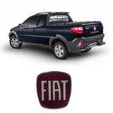 Emblema Da Maçaneta Tampa Traseira Fiat Strada Resinado - Sportinox
