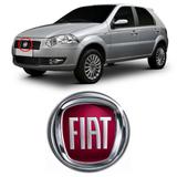Emblema FIAT da Grade do Radiador Palio Doblô Idea Punto 2007 2008 2009 2010 2011 2012 Vermelho - Marcon