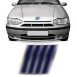 Emblema Grade Dianteira e Capô Fiat Palio Strada 96 a 99 Uno Smart Fiorino 97 a 01 Azul Parafuso - Blawer