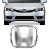Emblema Grade Dianteira Honda New Civic 2012 Cromado Encaixe Pefeito - Blawer