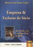 Empresa Exclusão do Sócio - Juruá