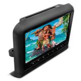 Encosto de Cabeça Acoplavel H Tech EA950 9 Polegadas Leitor DVD USB SD Função Game Preto - Htceh