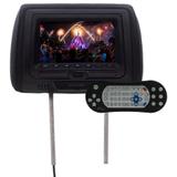Encosto de Cabeça com DVD Multilaser AU709 Preto 7 Polegadas