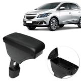 Encosto Descanso Braço Apoio Onix 13 a 19 Prisma 12 a 19 Preto Couro Ecológico Encaixe Porta Copos - Nat