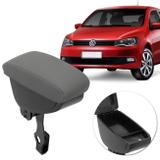 Encosto Descanso de Braço Apoio Gol G4 G5 G6 G7 Voyage G5 G6 G7 Parati G4 Cinza Couro Ecológico - Nat