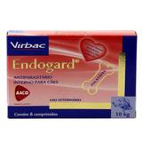 Endogard Cães 10kg 6 comp Virbac Vermífugo