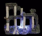 Enfeite Aquario Coliseu Em Resina - Qian hu