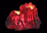 Enfeite Aquario Vulcao Em Erupcao Resina - Qian hu