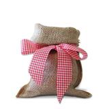 Enfeite de Mesa Saco de Juta com Laço - Festabox